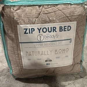 Beddy's Naturally Boho Comforter Set - Tan